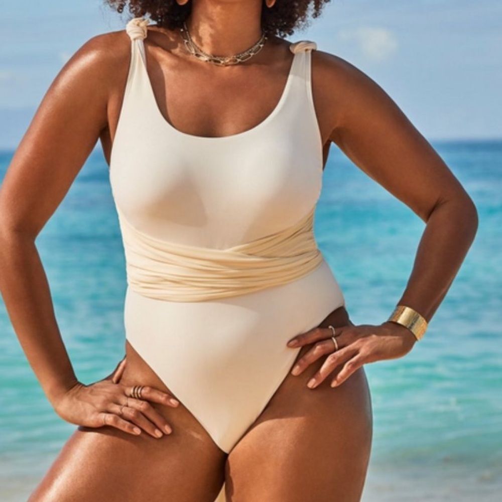 Gabifresh Wrap Sash One Piece Swimsuits For All- Size 12
